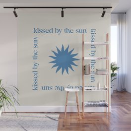 Kissed by the sun | Sun Kissed | Blue Sunshine Wall Mural