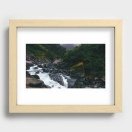 Taking in Nature at Fox Glacier Recessed Framed Print