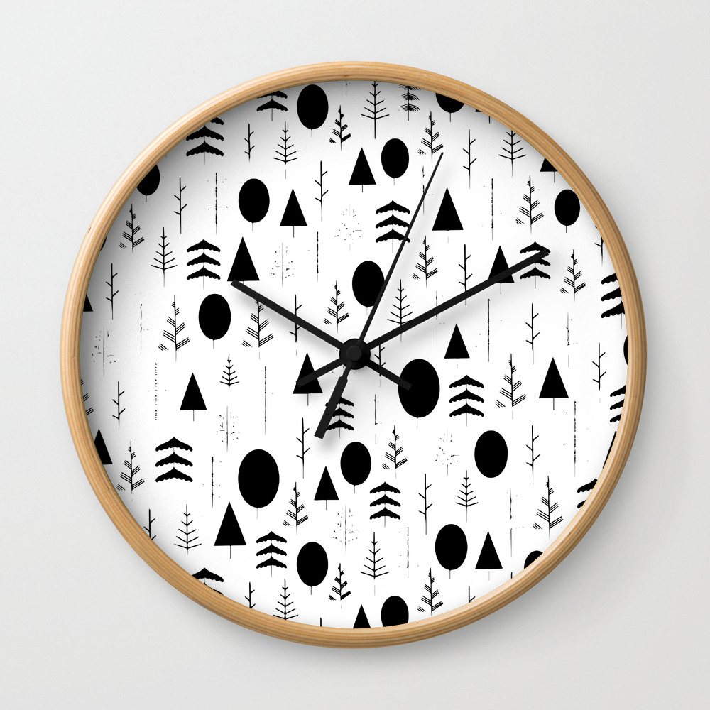 Warli Painting Wall Clock By 83oranges Society6
