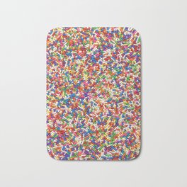 Rainbow Sprinkles Bath Mat | Rainbow, Treat, Celebrate, Green, Party, Sweet, Dessert, Happybirthday, Sweets, Birthdayparty 