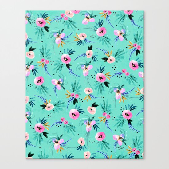 Calypso Floral Canvas Print