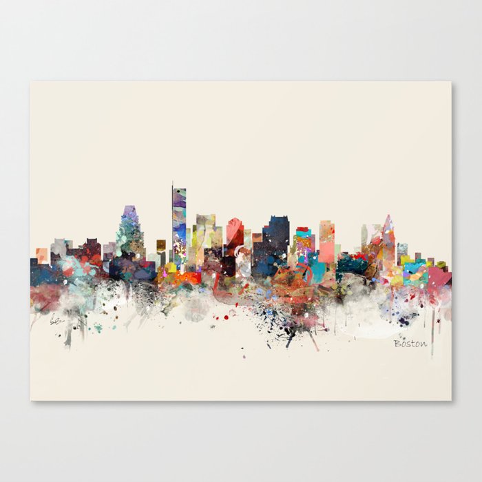 boston skyline Canvas Print