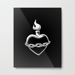 Bridled Heart Metal Print