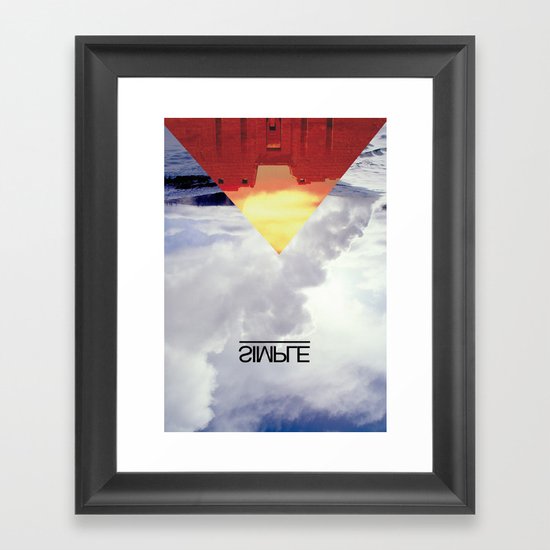 Simple Framed Art Print