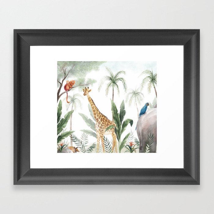Clarice's Jungle Framed Art Print
