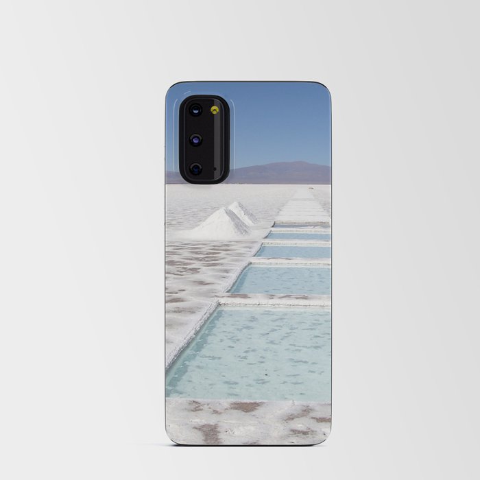Argentina Photography - Salinas Grandes Under The Blue Sky Android Card Case
