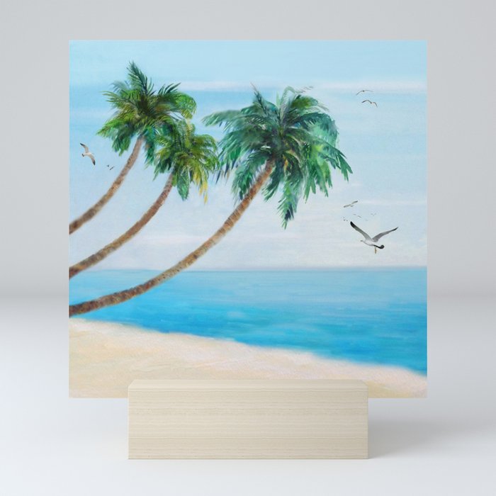 Palm Trees 2 Mini Art Print By Nadja1