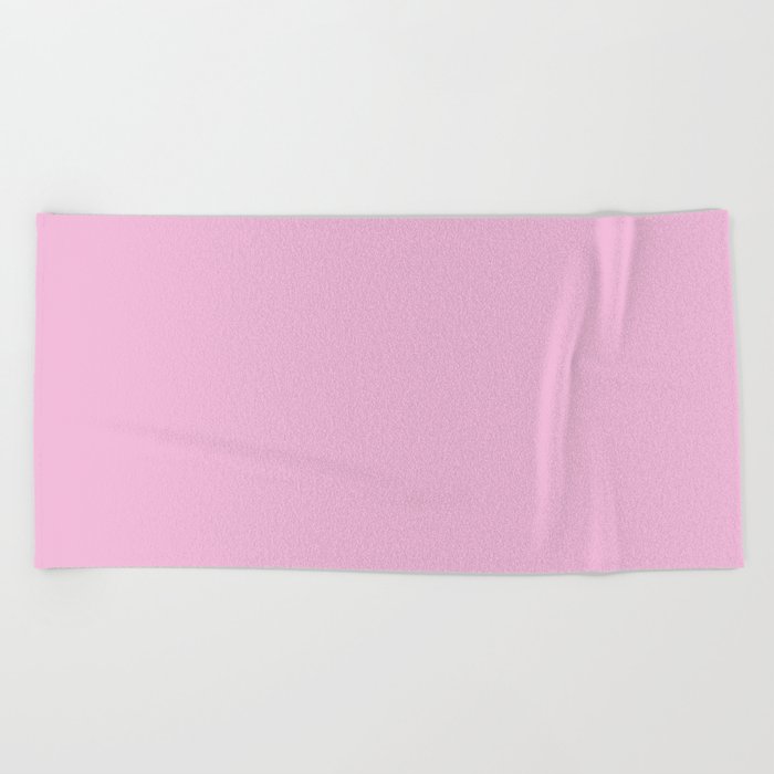 PASTEL MAGENTA SOLID COLOR. Plain Pink Beach Towel