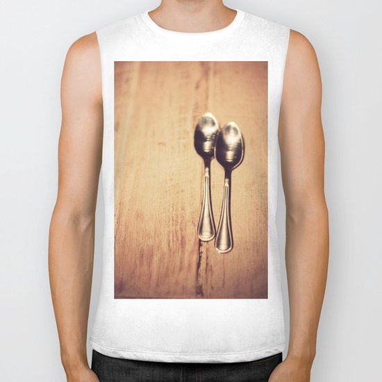 Two spoons Biker Tank
