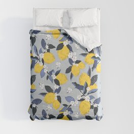Blue lemon fantasy Comforter