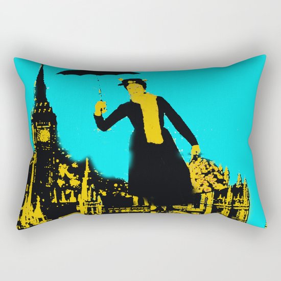 Mary in the City Rectangular Pillow