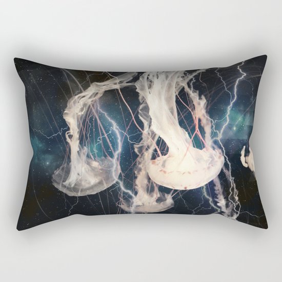Space Jellyfish Rectangular Pillow