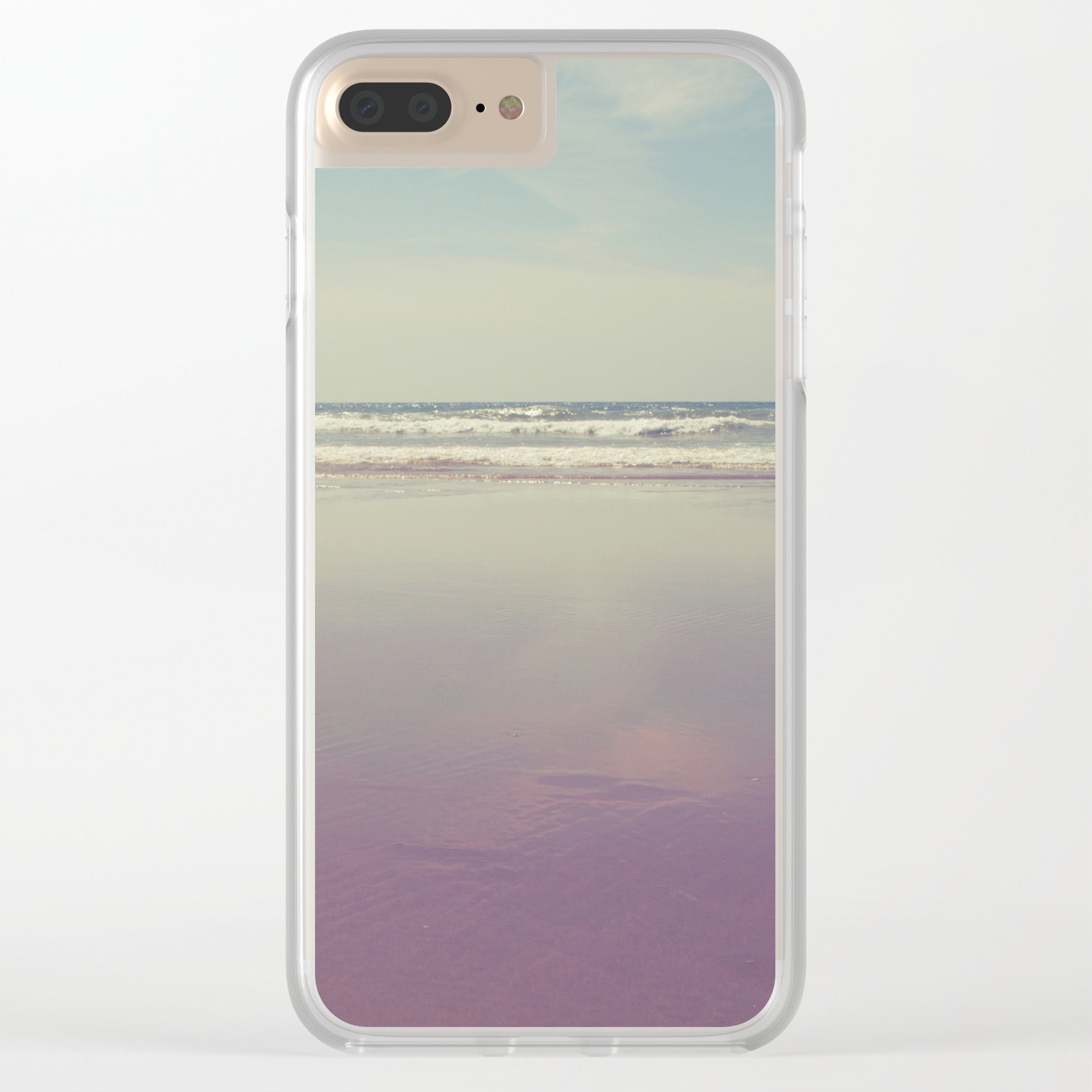 Sea Waves 3 Clear Iphone Case