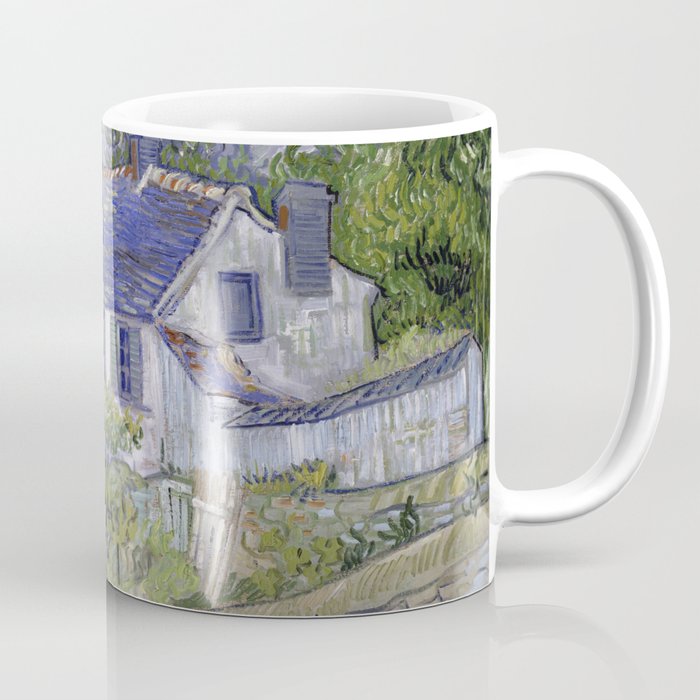 Impressionist Painting Houses at Auvers (1890) By Vincent Van Gogh Coffee Mug