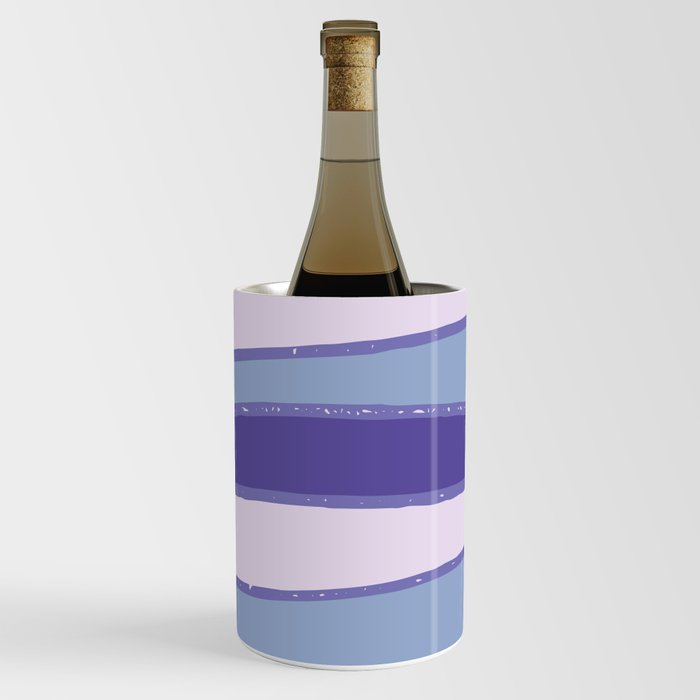 lila violet lines Wine Chiller