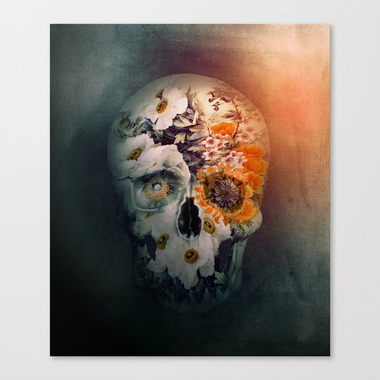 Skull Still Life II Canvas Print