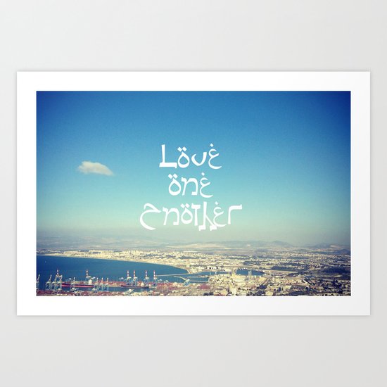 Love One Another Art Print