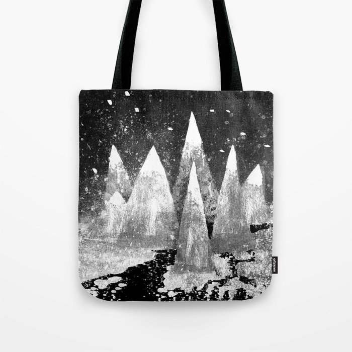 Snowy Mountains Tote Bag