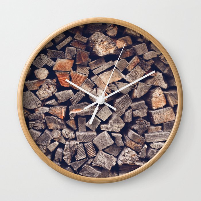 Fireside Wall Clock