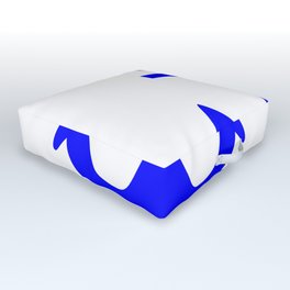 Anchor (Blue & White) Outdoor Floor Cushion
