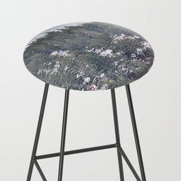 Scottish Pine Forest After Spring Snow in I Art and Afterglow  Bar Stool