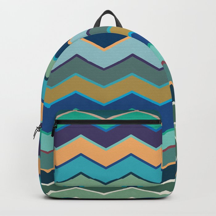 Colorful Wave II Backpack