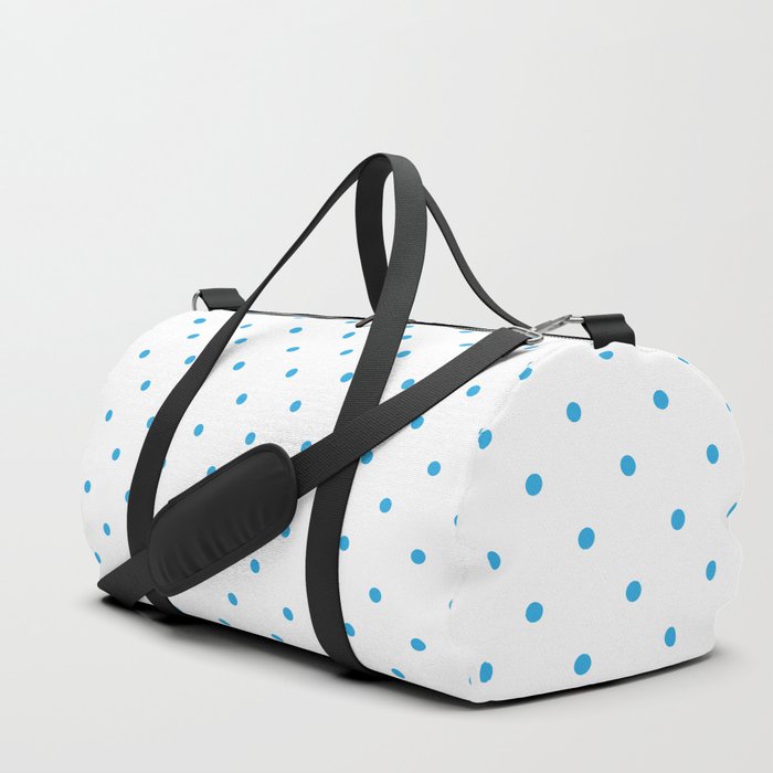 polka dot duffle bag