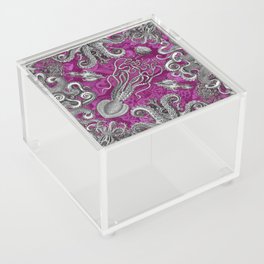 The Kraken (Pink, Square) Acrylic Box