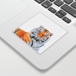 Realistic tiger symbol of 2022 Sticker