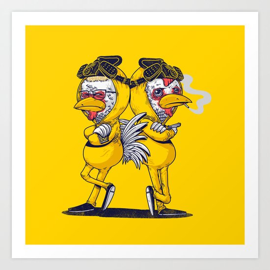 Pollos Art Print