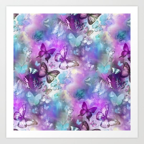 Butterflies Dreaming Art Print
