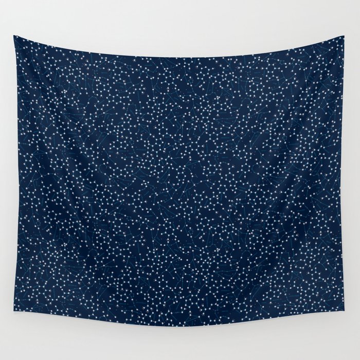 Celestial Molecules Wall Tapestry