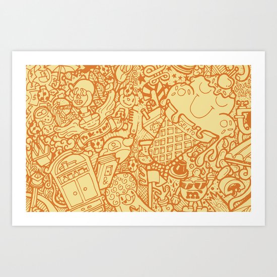 #MoleskineDaily_18 Art Print