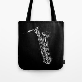 Baritone Saxophone Tote Bag