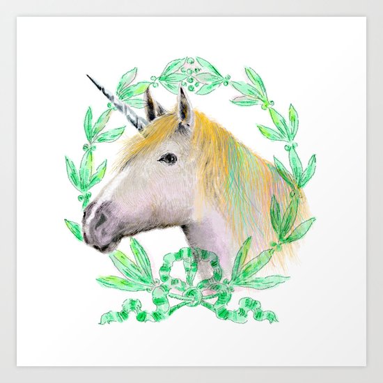 Unicorn IV Art Print