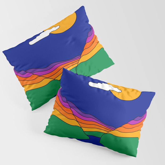Rainbow Ravine Pillow Sham