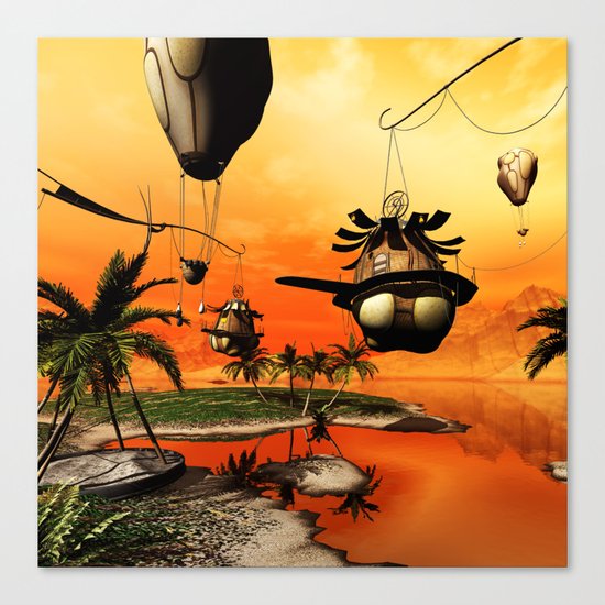 Fantasy world Canvas Print
