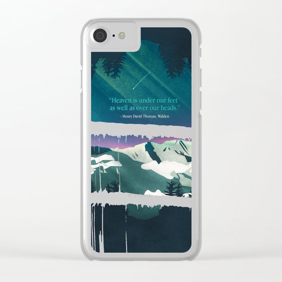 Heaven Sent Clear iPhone Case