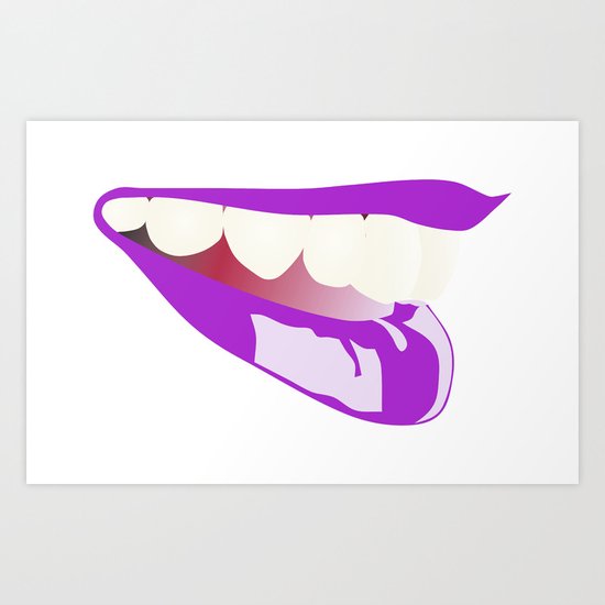 Bouche Art Print