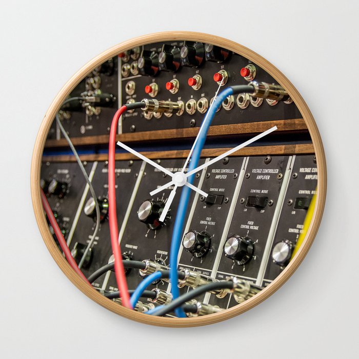 Modular synth 2 Wall Clock