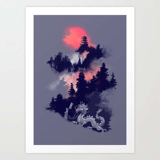 Samurai's life Art Print