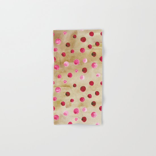 Polka Dot Pattern 04 Hand & Bath Towel