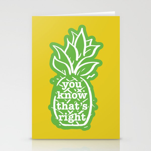 You know that’s right Stationery Cards