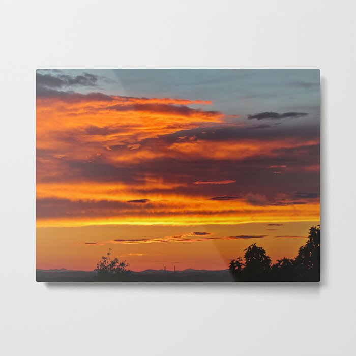 Early August Sunset (2) Metal Print