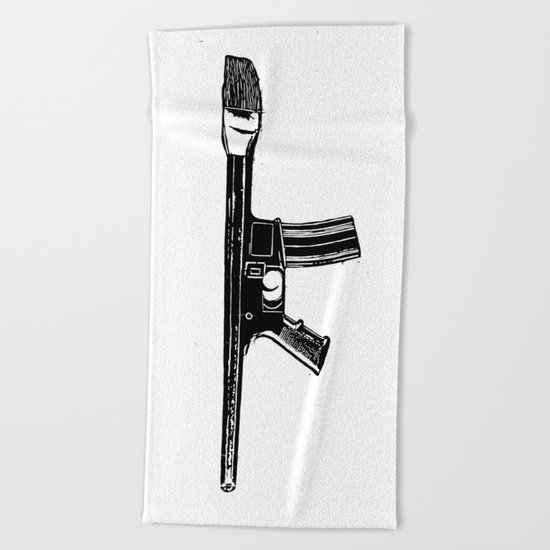 Art War Beach Towel