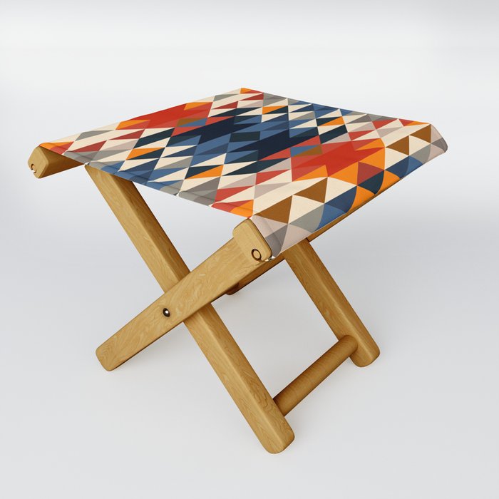 Southwestern Diamonds Folding Stool