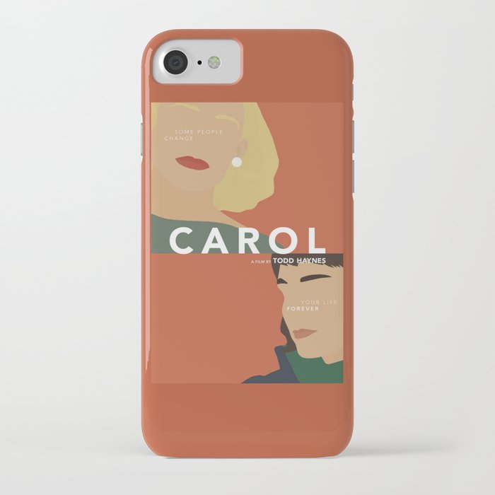 Carol Minimalist Movie Poster / Cate Blanchett / Rooney Mara iPhone Case