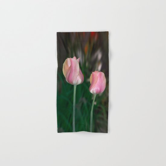 Twin Tulips Hand & Bath Towel