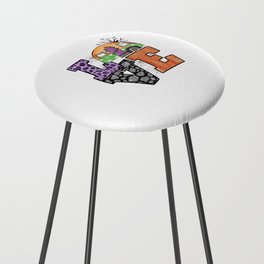 Camper witch spooky camping halloween Counter Stool