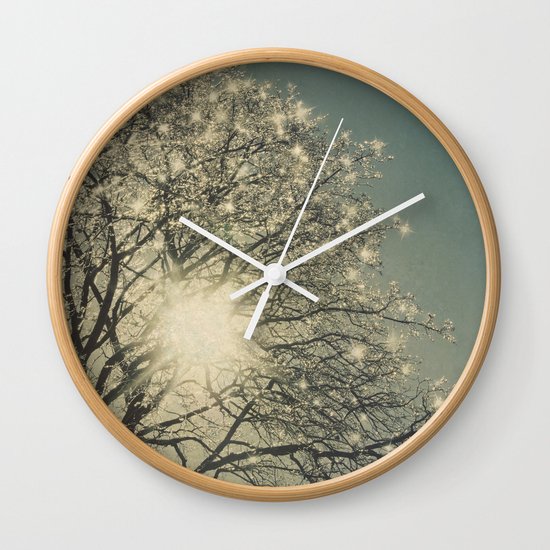 Winter Sparkle Wall Clock